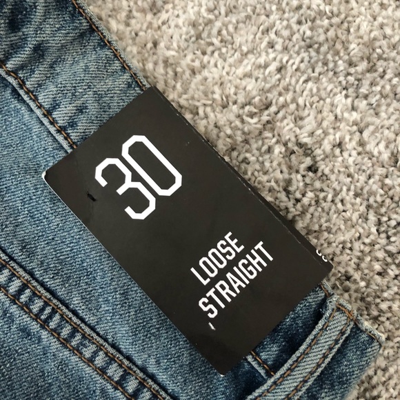 Urban Outfitters BDG Loose Straight Jean Distressed Blue Denim - Picture 6 of 7